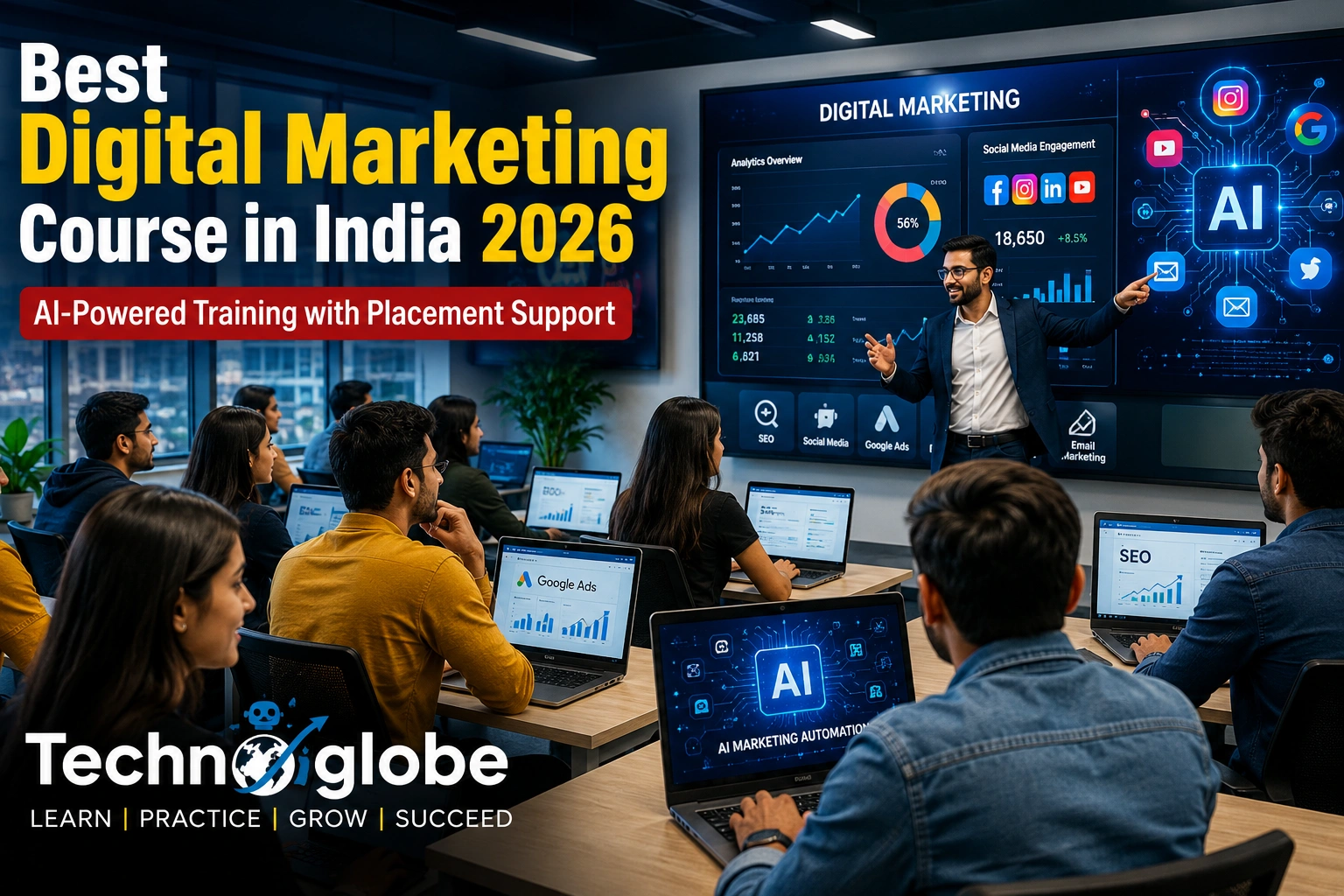 Best Digital Marketing Course in India with Placement in 2026