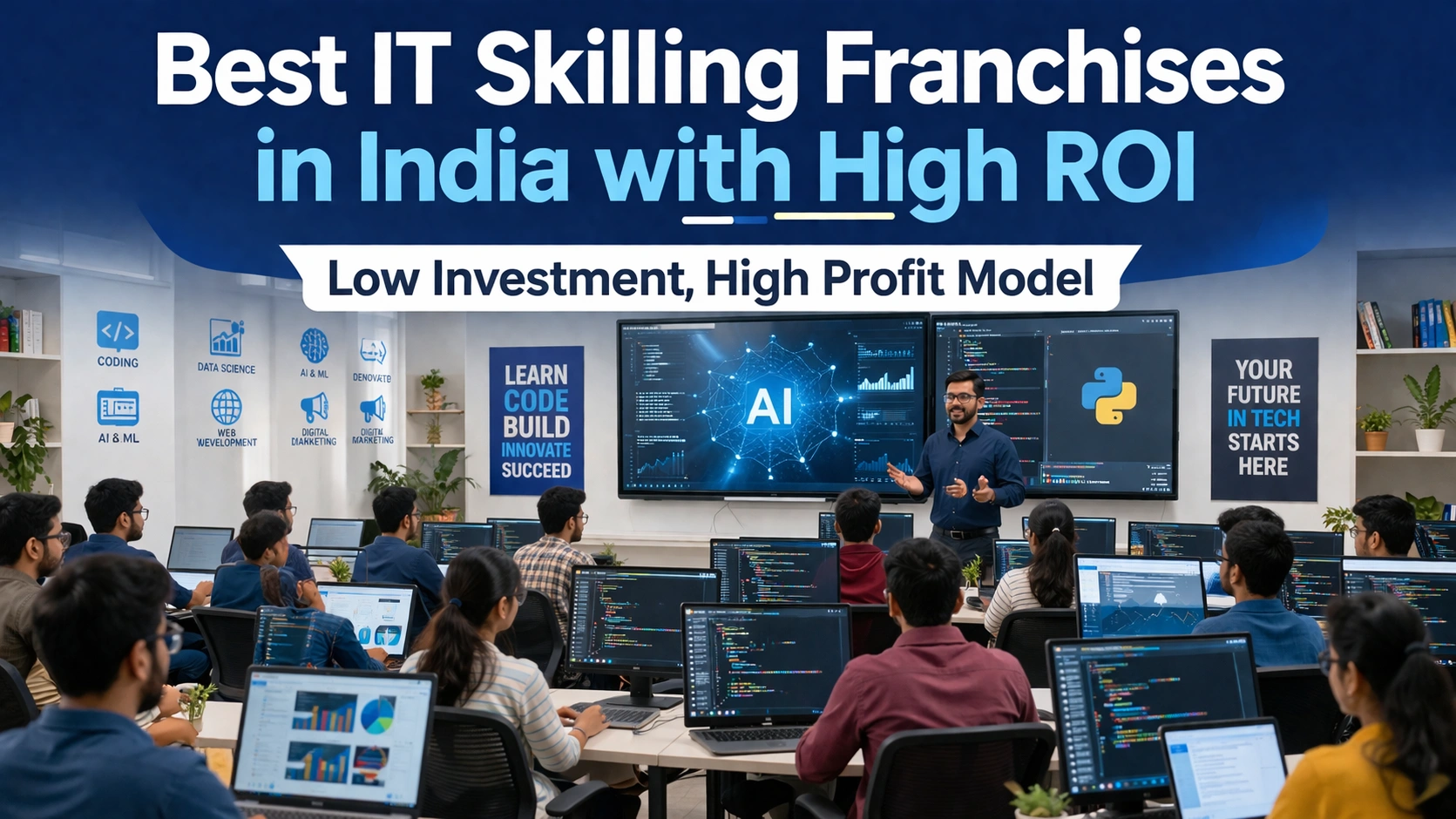 Best IT Skilling Franchises in India with High ROI: Low Investment, High Profit Model