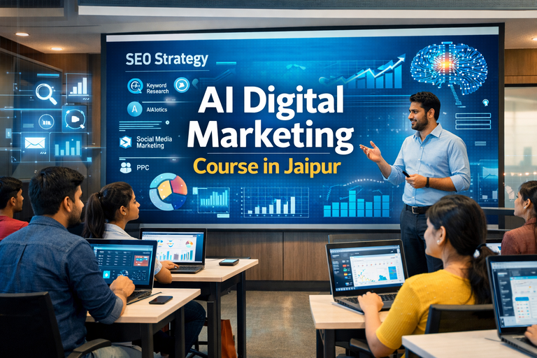 AI Digital Marketing Course in Jaipur - Fees, Syllabus, Placement & Career Guide