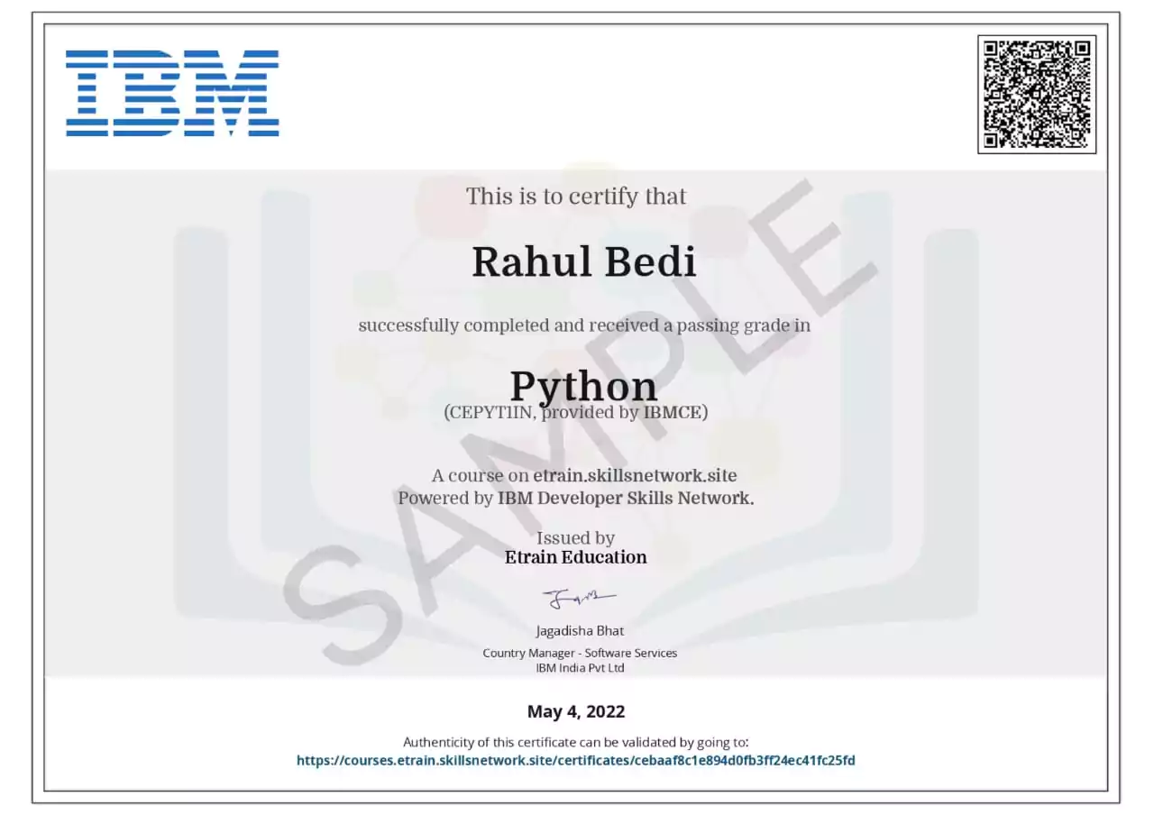 Certificate 2